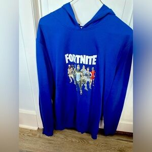 Boys Fortnite hoody size L. Gently used , smoke free environment.